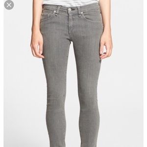 Rag & Bone Skinny Jeans Dark Grey